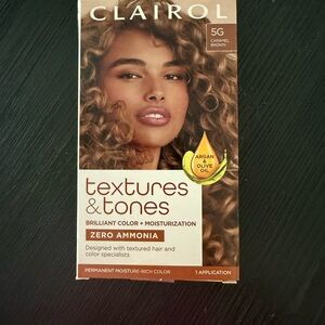NWT Clairol Textures & Tones Hair Color 5G Caramel Brown